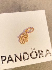 Pandora Rose Gold Hamsa Hand Charm Brand New