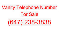 Business    Phone Number - 647.238.3838  for sale