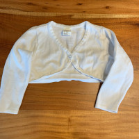 9-12 Months - H&M Bolero Sweater with Heart Button