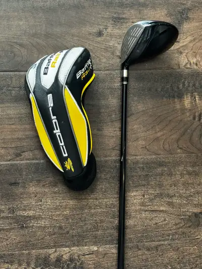 Up for grabs is a Cobra Baffler Rail F fairway wood, perfect for golfers looking for a reliable club...