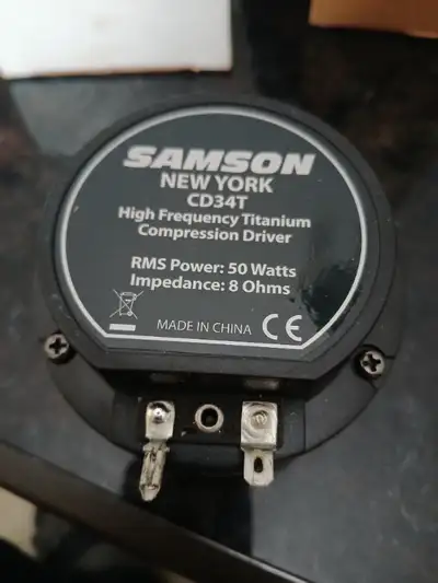 Samson CD34T Compression Driver, View more