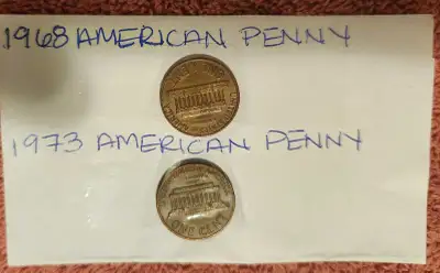 FOR THE COIN COLLECTOR OUT THERE SELLING A COLLECTION OF OLD PENNIES IF INTERESTED PLEASE TEXT ME AT...