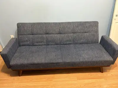 ️ Sofa-lit avec ressorts (style futon) 2-en-1, View more