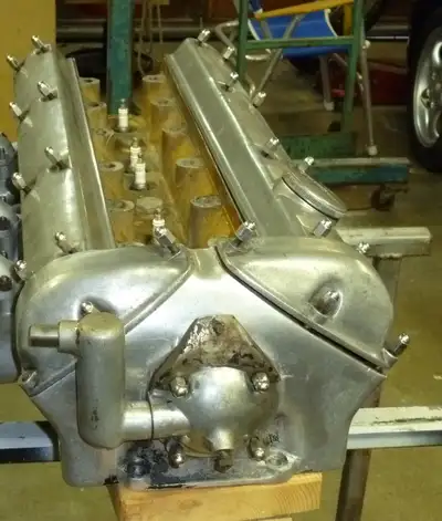 1962 3.8 E-Type Gold Cylinder Head for sale Removed from a damaged '62 E-type in 1975 and stored sin...