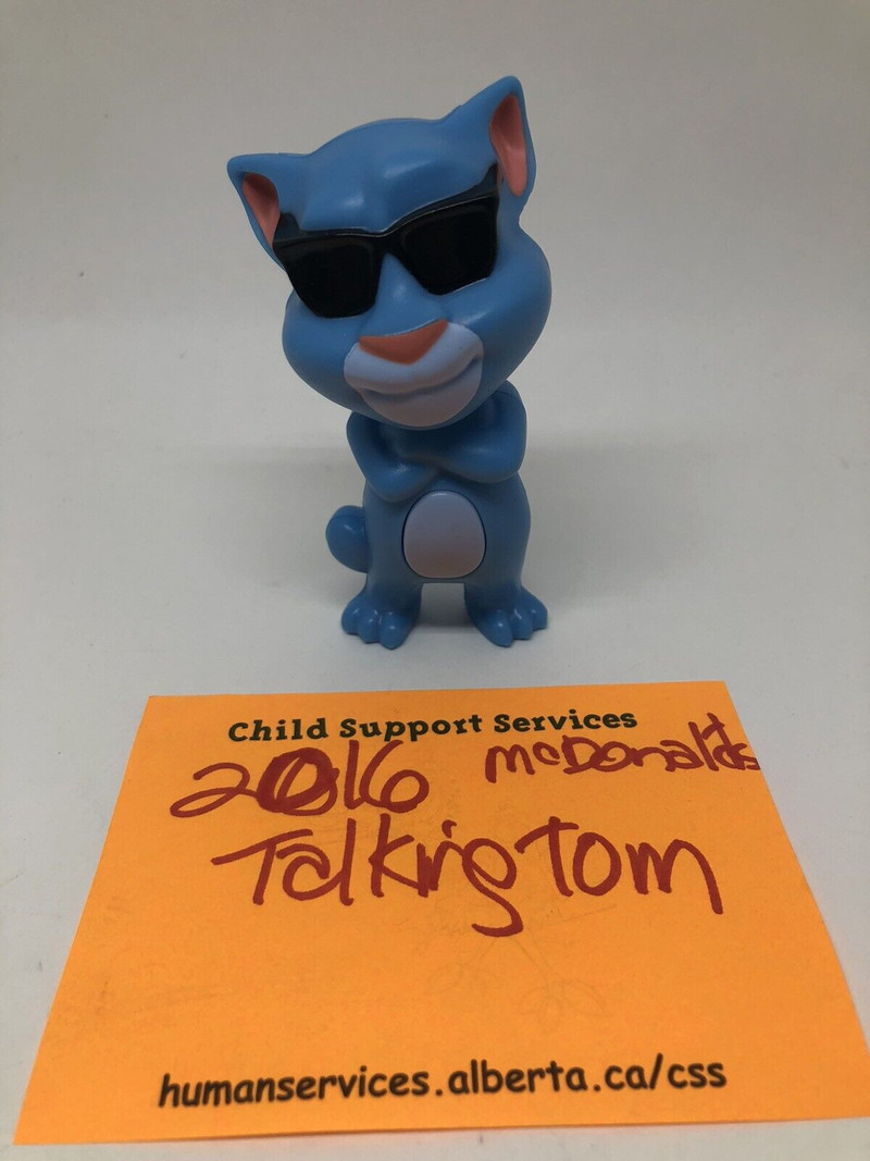 2016 Talking Tom Blue cat with shades McDonald’s Happy Meal toys for sale  