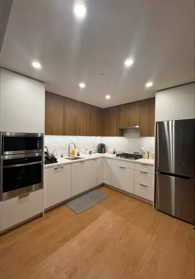 Brand new Furnished 1BR Sublet | Gym + View | Steps to SkyTrain