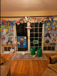 Huge Set of Super Mario Birthday Party Decorations
