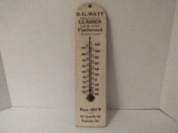 Antique Advertising Thermometer Pembroke