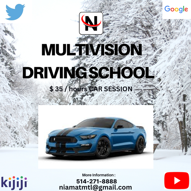 winter snow car driving with professional on EXAM routes64722637580035120