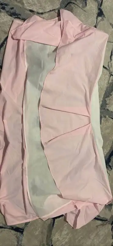 Baby pink crib bed skirt, View more