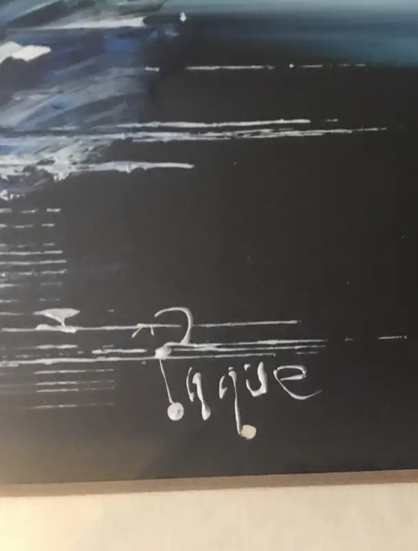 Signed Paque / Serge Paquet Sailing Ship Original Oil Painting in Arts & Collectibles in Ottawa - Image 3