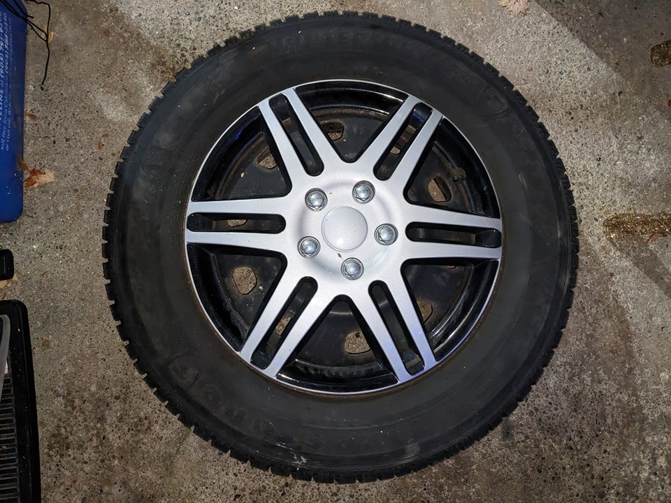 Snow Tires - Set of 4 Winterforce2, on Steel Rims with Covers | Tires ...