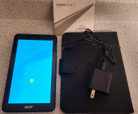Acer tablet 7" (+ 15GB microSD, Case and collapsible holder)