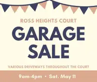 Ross Heights Crt  garage sales