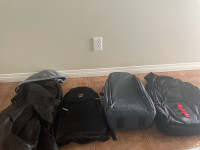 Old Backpacks and jacket 