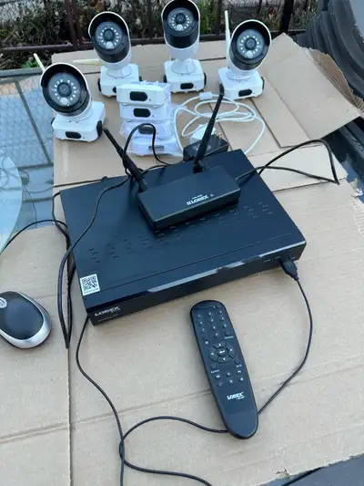 Wireless security cameras with 1 terabyte dvr , View more