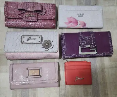Womens Guess leather wallets pink brown black assorted kinds, View more