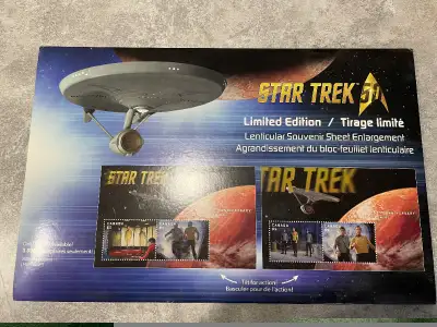 Several pieces of collectible Star Trek items. $40 OBO. Pick up in Whyte Ridge.