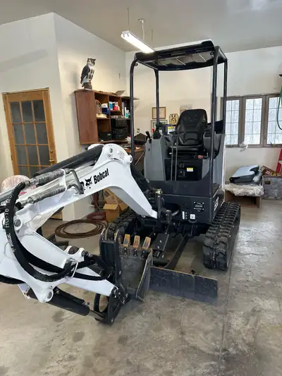 Skidsteer and excavator, View more