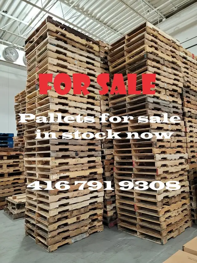 READY NOW TO THE PUBLIC COME SEE ERICA for used pallet needs in Tool Storage & Benches in Mississauga / Peel Region - Image 9