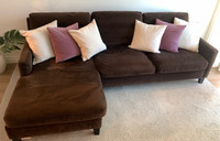 Comfy Cloud-Like Two-Piece Sectional Sofa