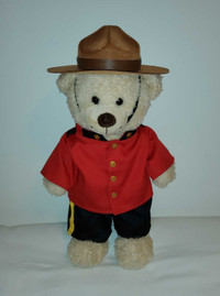 RARE HTF Build A Bear Canadian RCMP Mountie Uniform Police Bear