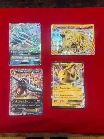 Jumbo Pokémon cards - Pikachu ,sharpedo, black star A, View more