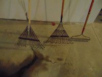 3 used rakes