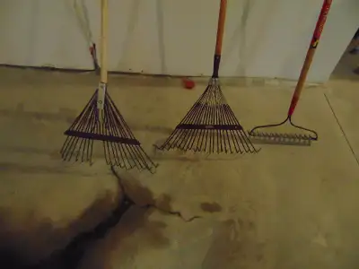 3 used rakes, View more