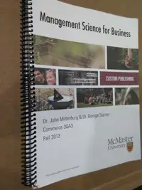 Management Science for Business