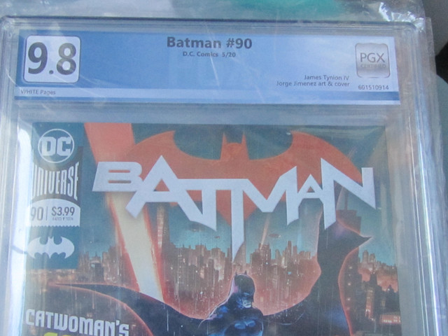 Lot of 2 different 9.8 pgx batman comics in Arts & Collectibles in Sudbury - Image 3