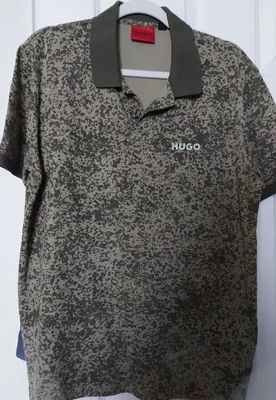Authentic Hugo Boss Men's Polo Shirt. Mint condition. Size L., View more