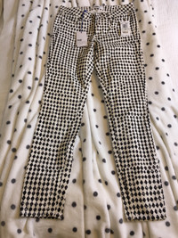 PAIGE - Diamond Checkerboard Print Verdugo Ultra Skinny Jeans