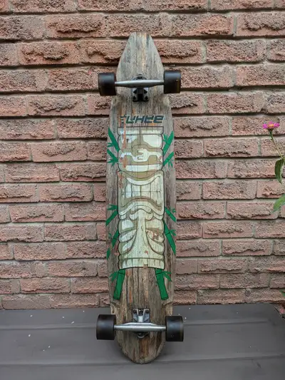 Bahne DK 70 Tahitian Tiki long board, 44" long, 9,5" width,
