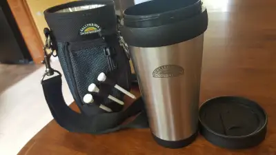 California Innovations Golf Travel Mug W/ Mini Golf Bag Holder, Voir plus