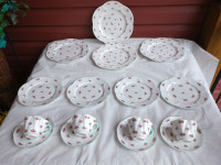 Vintage Collection of Shelley China Dinnerware--Rosebud