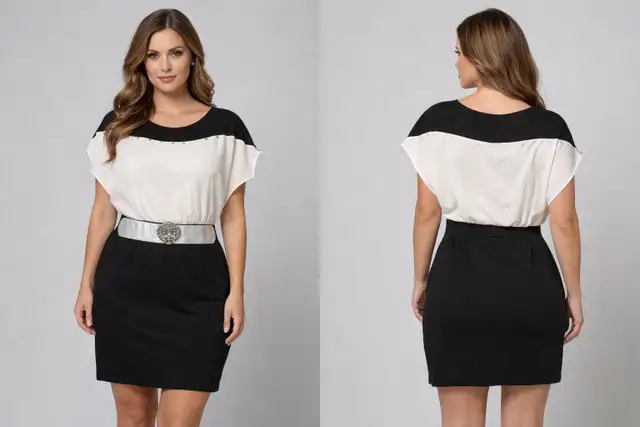 Honmes Silk Studded Dress Sz M