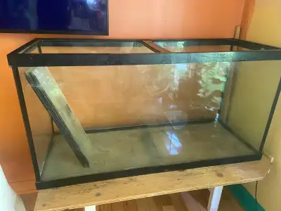 55 gallon ($100.00) and 90 gallon ($200.00) “OBO”, fish tanks for sale. Used tanks with starter kits...