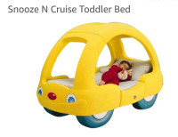 Toddler bed. Yellow beetle car style *** Price drop ***