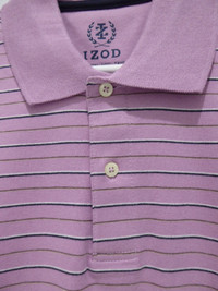 Izod Polo/Golf Shirt Men's Regular Medium Made in Egypt Cotton
