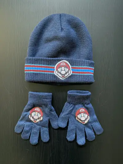 Mario Brothers Toque And Winter Gloves, View more