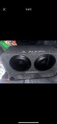 Jl subwoofer and pioneer amp for sale