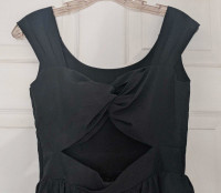 Black Dress with cutout back (medium)