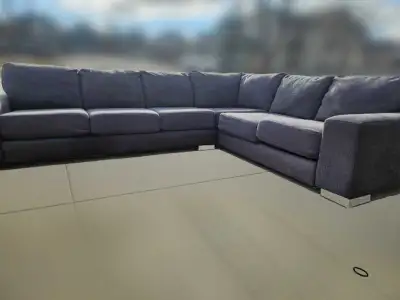 Massive fabric sectional couch-free delivery , View more