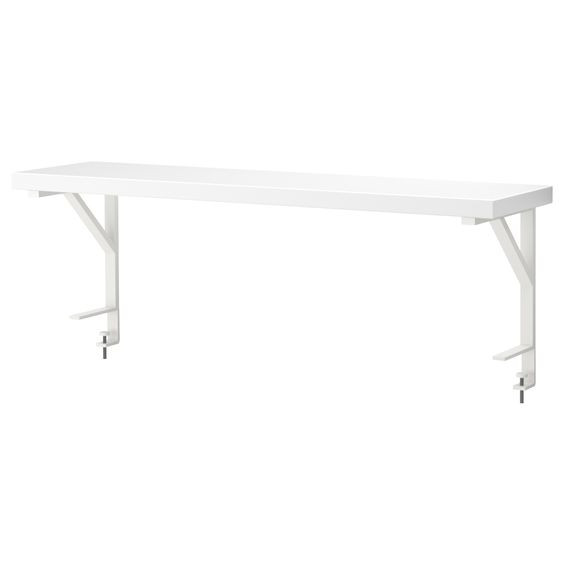 IKEA Desk Add-on brackets for desktop shelf - good condition in Desks in Ottawa - Image 2