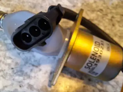 Replace 3923680 3930233 3928160 Shut Down Solenoid for 12 VOLT Cummins Engine SA-4639-12
