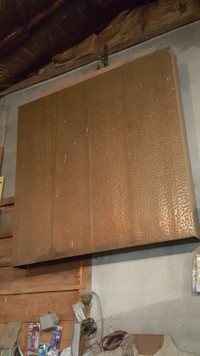 Beautiful hand hammered  Copper Facade with commercial fireplace