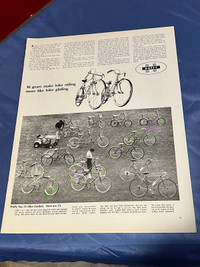 1967 Huffy Bike Original Ad
