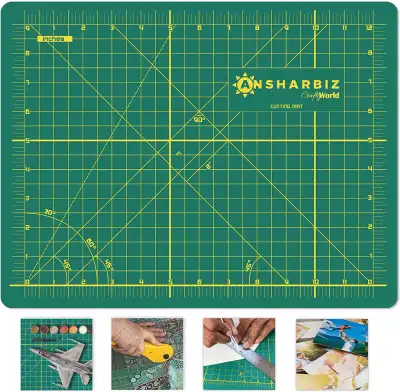 Brand New Never Use 12 x 9 Cutting Mat for Sewing, Self Healing Double Sided Quilting Crafts Mat - F...