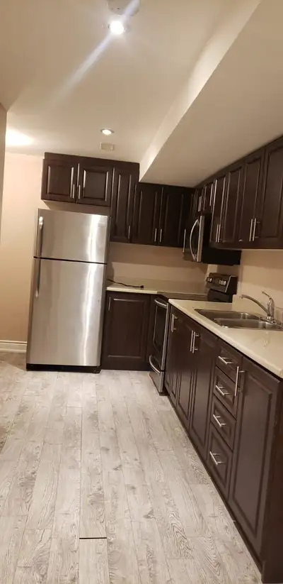 One bedroom basement for rent in Pickering is for $1300. close to school, medical centre, tim horton...